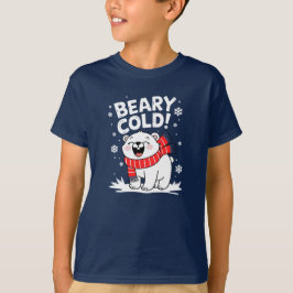 Funny Polar Beary Cold Weihnachten T-Shirt