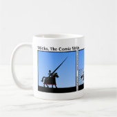 Funny Pole Vault Joust Stickman Tasse - 100 (Links)