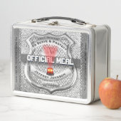 Funny Police Abzeichen Metall Lunch Box (Beispiel)
