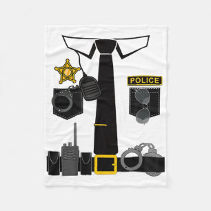 Funny Police Costume Police Officer vorgeben, ich Fleecedecke