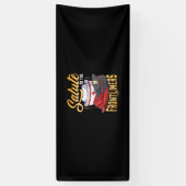 Funny Police Firefighter Frontliner Nurse Geschenk Banner (Vertikal)
