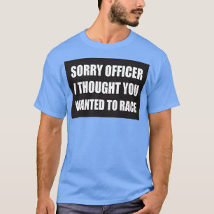 Funny Police Officer Cool Motorrad oder Funny Helm T-Shirt