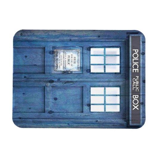 Funny Police phone Public Call Magnet (Horizontal)