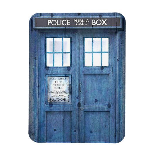 Funny Police phone Public Call Magnet (Vertikal)