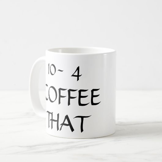 Funny Police zitiert Kaffeetasse (Vorderseite Links)