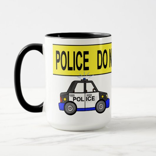 Funny Policeman Kaffee Tasse Personalisieren Sie e (Links)
