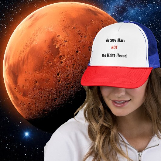 Funny Policies - Occupy Mars not WH Truckerkappe