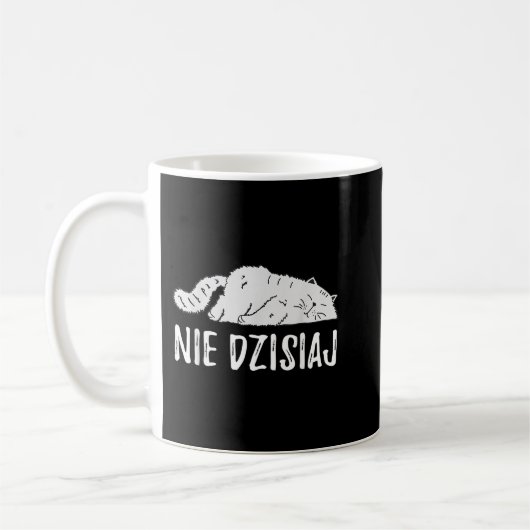 Funny Polish Cat Poland Polska Kaffeetasse (Links)