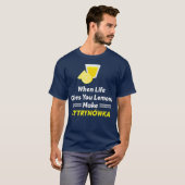 Funny Polish Language Polska Vodka Polen Geschenk T-Shirt (Vorne ganz)