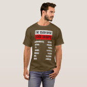 Funny Polish Pierogi Kielbasa Feinschmecker Design T-Shirt (Vorne ganz)