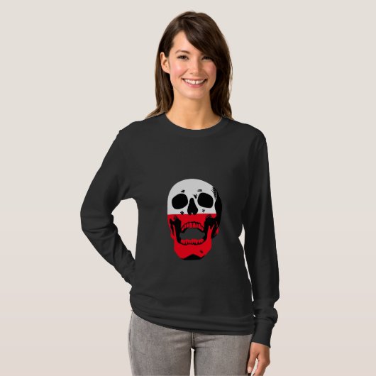 Funny Polish Skeleton Pullover (Vorne ganz)
