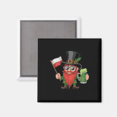 Funny Polish St. Patrick's Day Polen Flagge Magnet (Vorderseite/Rückseite)