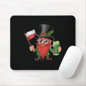 Funny Polish St. Patrick's Day Polen Flagge Mousepad (Mit Mouse)