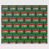 Funny Political All, das ich zu Weihnachten Wollte Geschenkpapier (Flach)