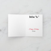 Funny Political "Is Christmas Card" Karte (Innenseite)