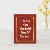 Funny Political "Is Christmas Card" Karte (Gelbe Blume)