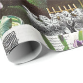 Funny Political Joest Forest Climate Change Satire Geschenkpapier (Rolleneckpunkt)