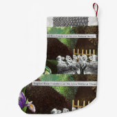 Funny Political Joest Forest Climate Change Satire Kleiner Weihnachtsstrumpf (Rückseite)