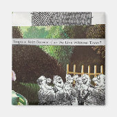 Funny Political Joest Forest Climate Change Satire Magnet (Vorne)