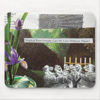 Funny Political Joest Forest Climate Change Satire Mousepad