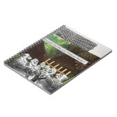 Funny Political Joest Forest Climate Change Satire Notizblock (Linke Seite)