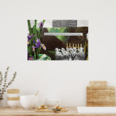 Funny Political Joest Forest Climate Change Satire Poster (Küche)