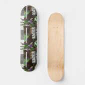 Funny Political Joest Forest Climate Change Satire Skateboard (Vorderseite)