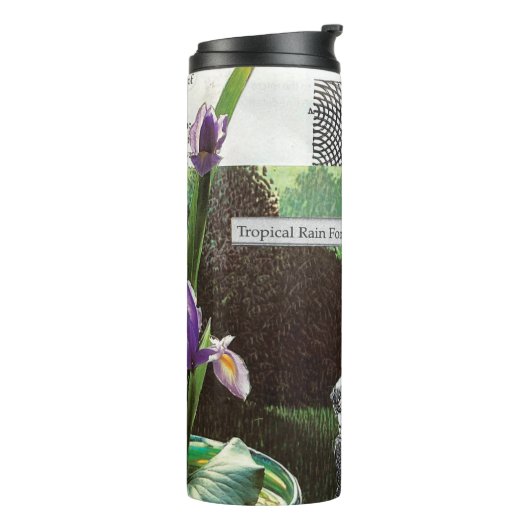 Funny Political Joest Forest Climate Change Satire Thermosbecher (Nach links gedreht)