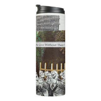 Funny Political Joest Forest Climate Change Satire Thermosbecher