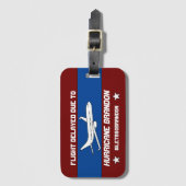 Funny Political Let's Go Hurricane Biden Walkout Gepäckanhänger (Vorderseite Vertikal)