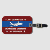 Funny Political Let's Go Hurricane Biden Walkout Gepäckanhänger (Vorderseite (Horizontal))