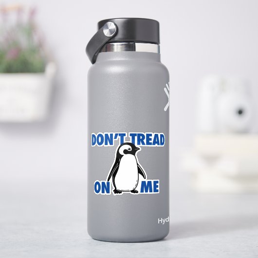 Funny Political Meme Penguin Tariff Aufkleber (HydroFlask)