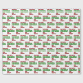 Funny Political New President for Christmas Geschenkpapier (Flach)