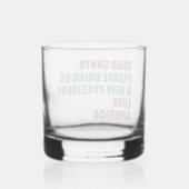 Funny Political New President for Christmas Whiskyglas (Rückseite)