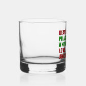 Funny Political New President for Christmas Whiskyglas (Rechts)
