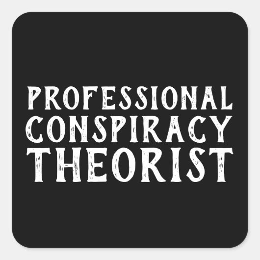 Funny Political Quadratischer Aufkleber (Vorderseite)