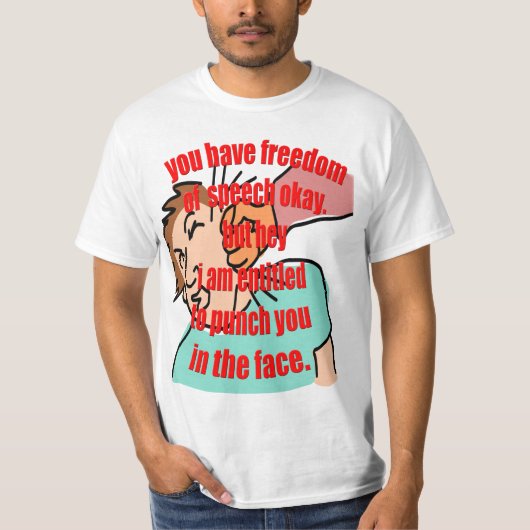 Funny Political Zitat T-Shirt (Vorderseite)
