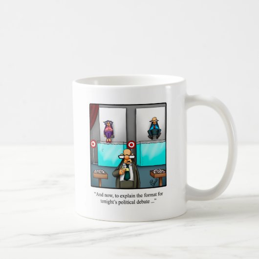 Funny Politikerin Spaß Tasse Geschenk (Rechts)