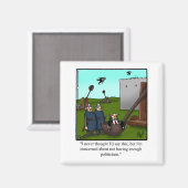 Funny Politikers Spaß Magnet (Vorderseite/Rückseite)