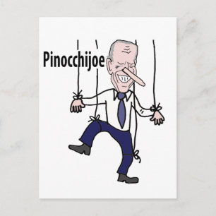 Funny politisch Anti Joe Biden Pun Postkarte