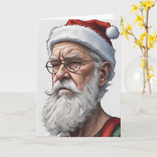 Funny Politisch inkorrekt frohe Weihnachten Karte (Gelbe Blume)