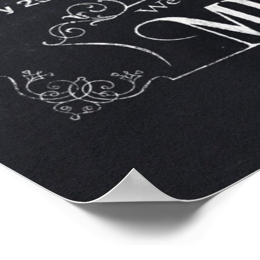 Funny Politisch korrekt Chalk Weihnachtsgebäck Poster (Ecke)