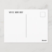 Funny politischer Anti-Trump-Führer nicht twitter Postkarte (Rückseite)