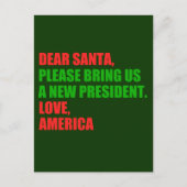 Funny politischer neuer Präsident zu Weihnachten (Vorderseite)