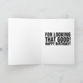 FUNNY POLIZIST POLICEMAN GEBURTSTAGSKARTEN KARTE (Innenseite)