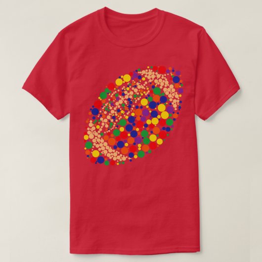 Funny Polka Dot Lover Player International Dot Da T-Shirt (Design vorne)