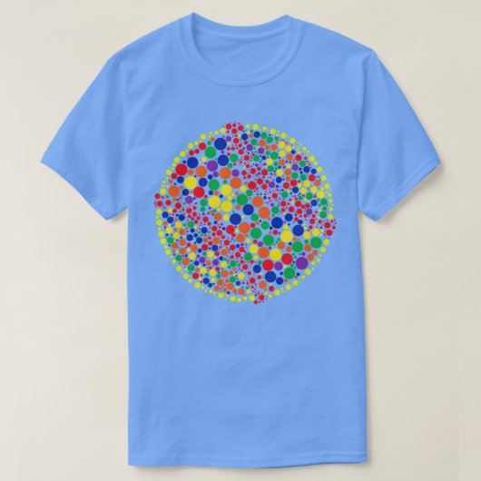 Funny Polka Dot Softball Lover Player Internationa T-Shirt (Design vorne)