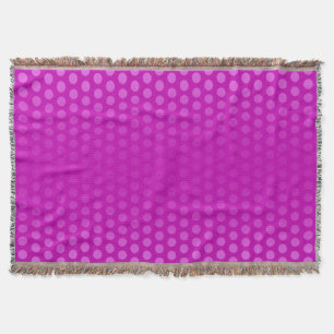 Funny Polka Dots Pattern pink + Ihre Idee Decke