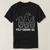 Funny Polygnomeial Polynomial Gnome Math Teacher T-Shirt (Design vorne)