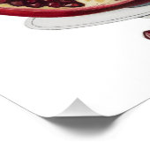 Funny Pomegranate Wall Art, Liebe druckbar Poster (Ecke)